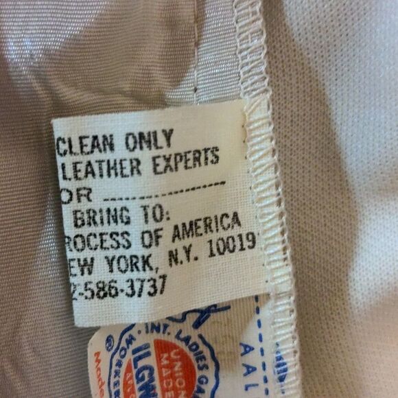 Union‎ made 70s leather and suede vest size 16 - Picture 9 of 10